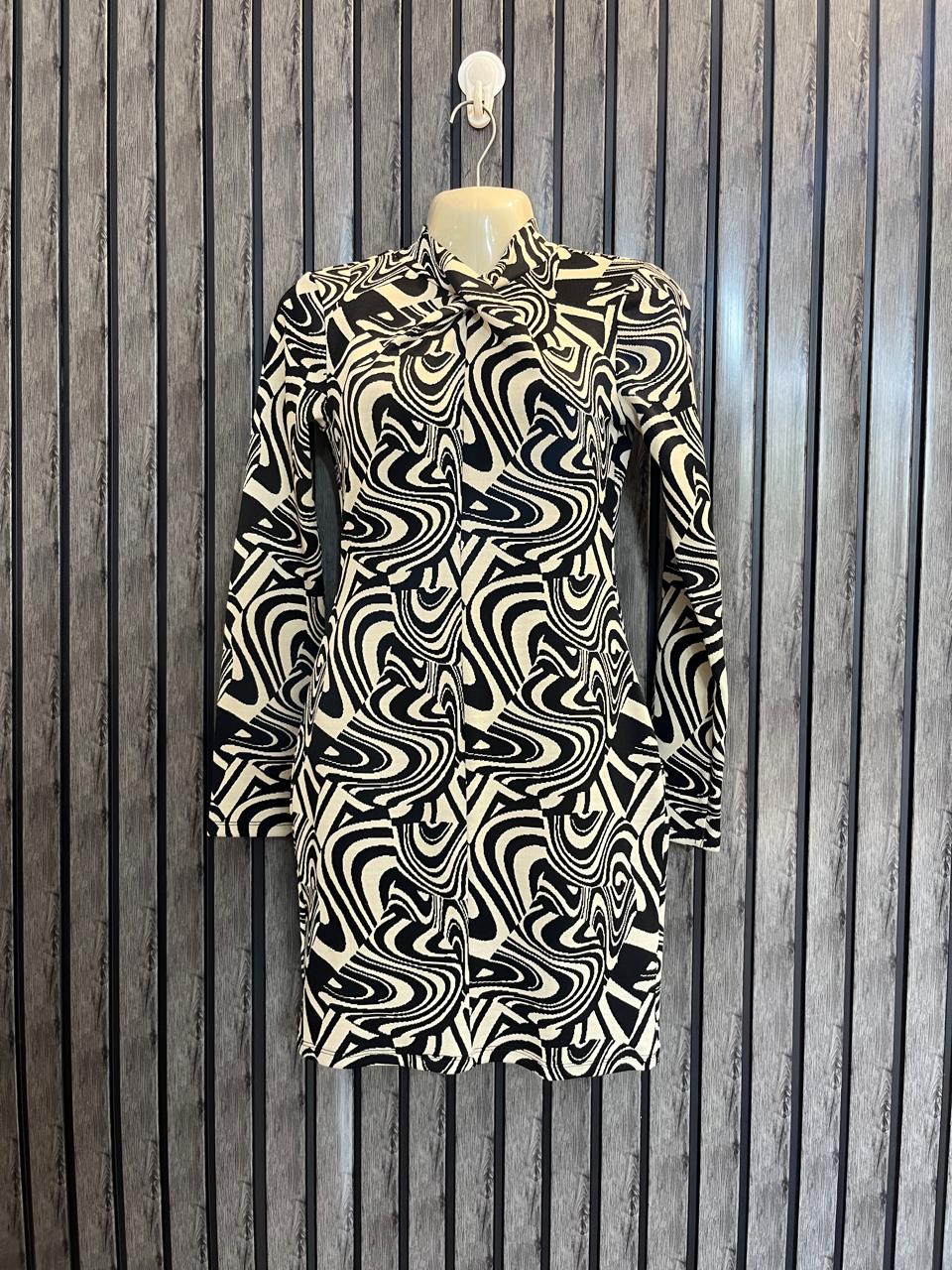 Chest 19  Length 30  Fabric silk jersey Western Mini Dresses for Modern Women