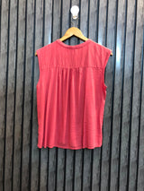Chest 20  Length 21  Fabric soft cotton Buy Western Branded Women's Sleeveless Tops