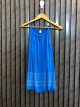 Chest 20  Length 26  Fabric linen Branded Sleeveless Tops for Women