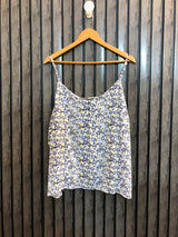Chest 23  Length 25  Fabric linen Latest Western Women's Sleeveless Tops