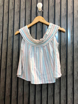 Chest 20  Length 17  Fabric cotton Western Sleeveless Tops for Modern Women