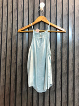 Chest 17  Length 22  Fabric linen Women's Sleeveless Tops