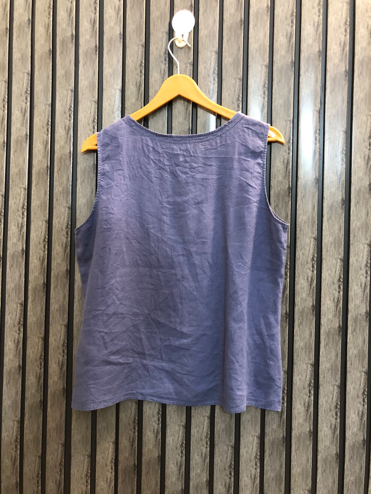 Chest 19  Length 22  Fabric linen Premium Ladies Sleeveless Tops