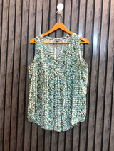 Chest 21  Length 26  Fabric linen Women's Sleeveless Tops for Every Occasion