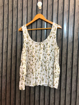 Chest 20  Lenght 24  Fabric linen Premium Western Sleeveless Tops for Ladies