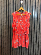 Chest 21  Lenght 29  Fabric jorjet Women's Summer Sleeveless Tops Collection