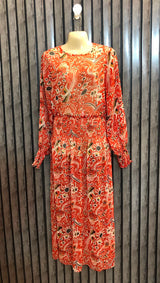 Chest18  Lenght 47  Fabric chiffon Elegant Women's Maxi Wear