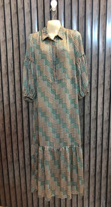 Chest 19  Lenght 52  Fabric chiffon Trendy Women's Maxi Dresses