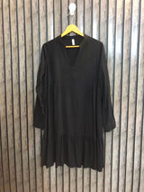 Chest 18  Lenght 35  Fabric linen Western Long Tops for Women