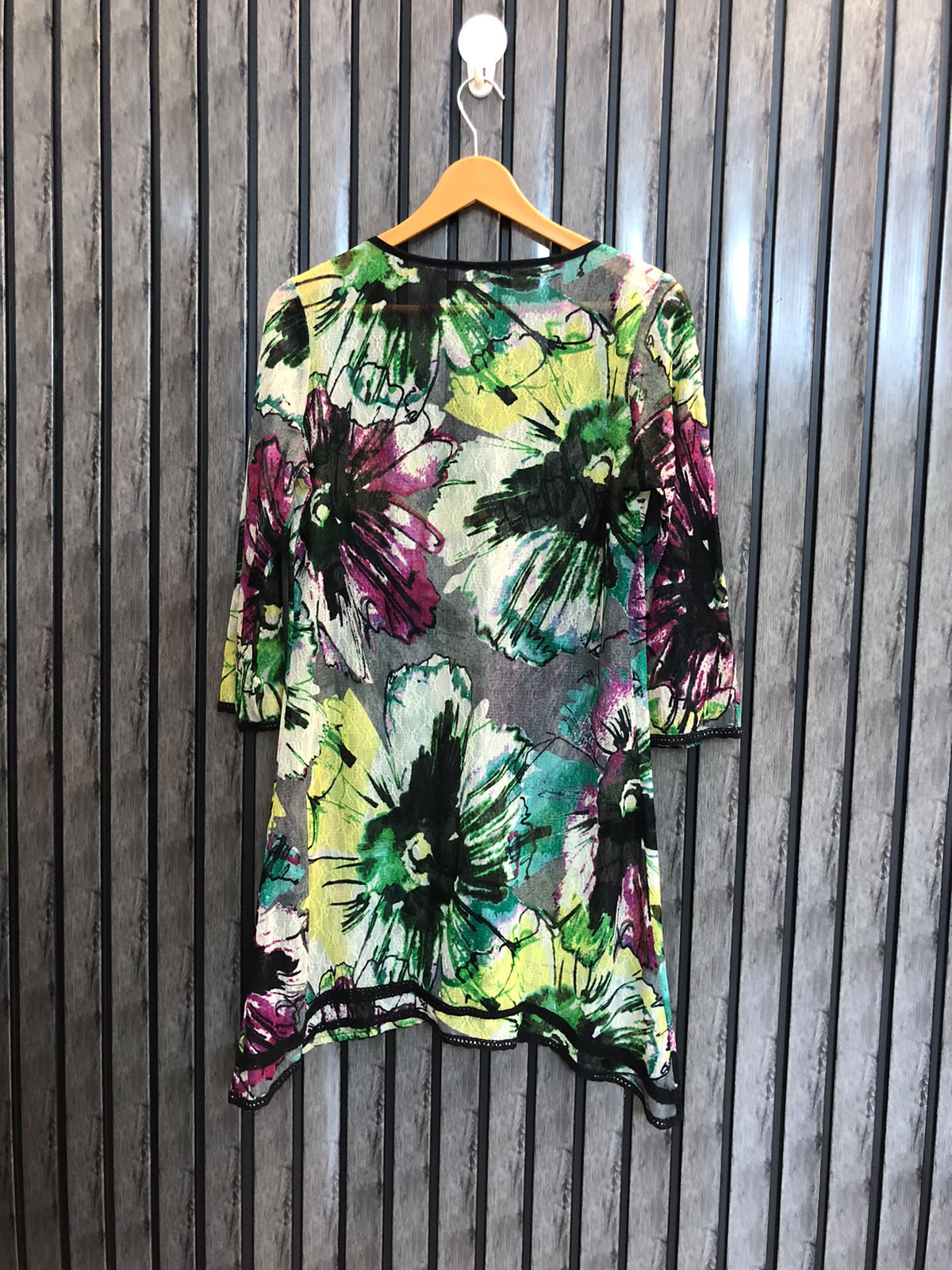 Chest 20  Lenght 31  Fabric Net Long Shirts for Women
