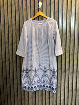 Chest 19  Lenght 37  Fabric Cotton Women's Long Top Boutique