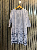 Chest 19  Lenght 37  Fabric Cotton Women's Long Top Boutique