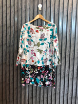 Chest 19  Lenght 28  Fabric Silk Fashion Boutique Long Tops