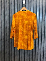 Chest 19  Lenght 27  Fabric linen Trendy Women's Summer Top