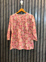 Chest 18.5  Lenght 23.5  Fabric cotton Chic Women's Summer Top