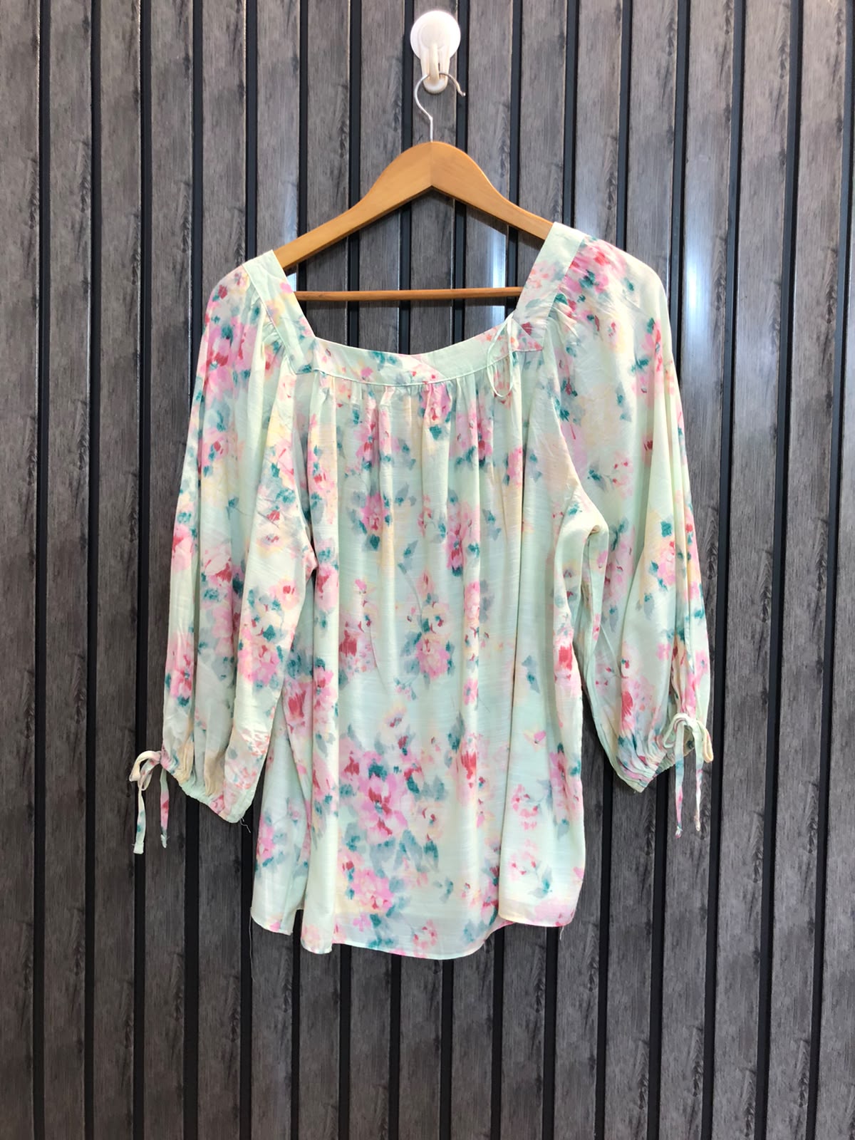 Chest 21  Lenght 22  Fabric cotton silk Women's Elegant Casual Top