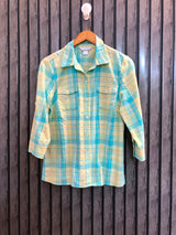 Chest 17  Length 23  Fabric Cotton Women's Smart Casual Top