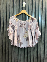 Chest 18  Length 16  Fabric Cotton Women's Comfortable Casual Top