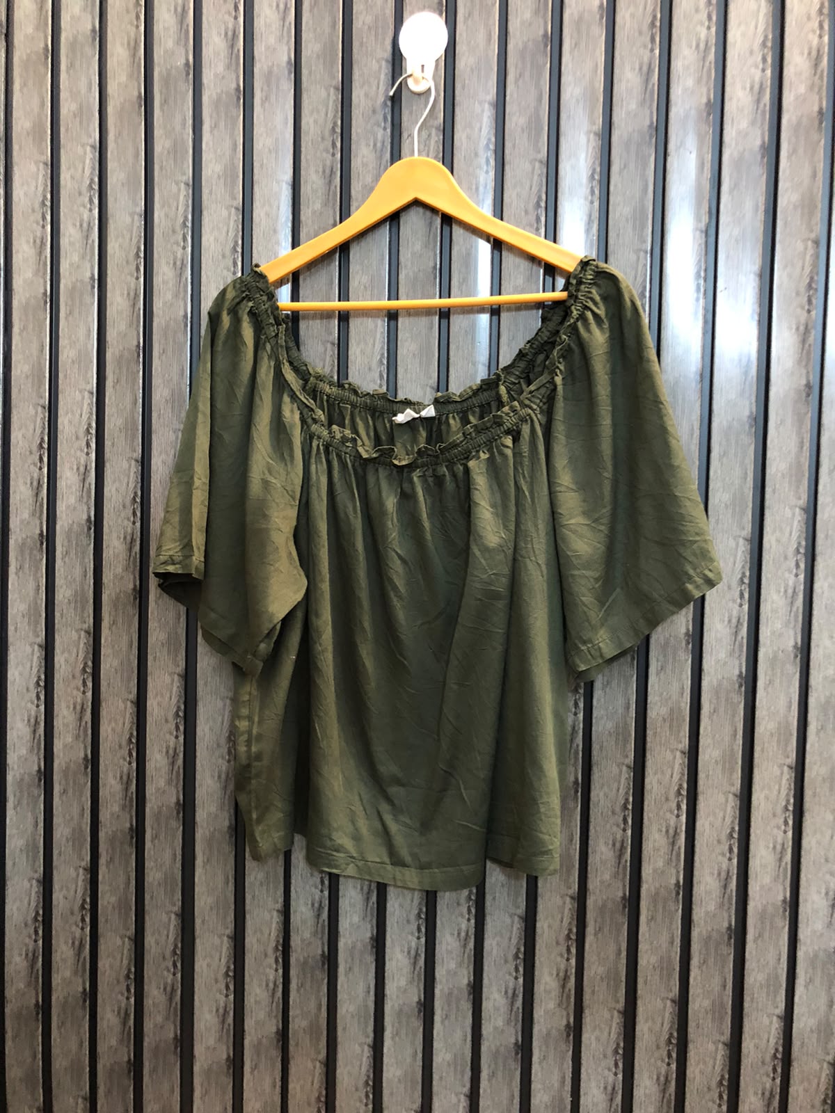 Chest 22  Lenght 18  Fabric cotton Women's Casual Half Sleeve Tops