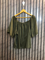 Chest 22  Lenght 18  Fabric cotton Women's Casual Half Sleeve Tops