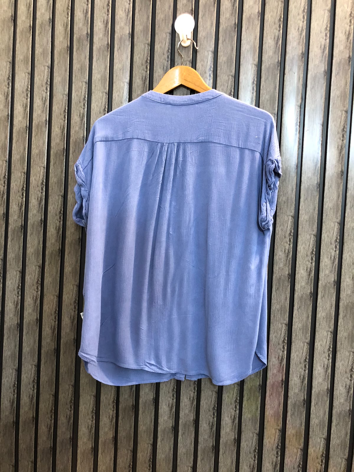 Chest medium  baggy style  Lenght 23  Fabric rayon Ladies' Half Sleeve Tops