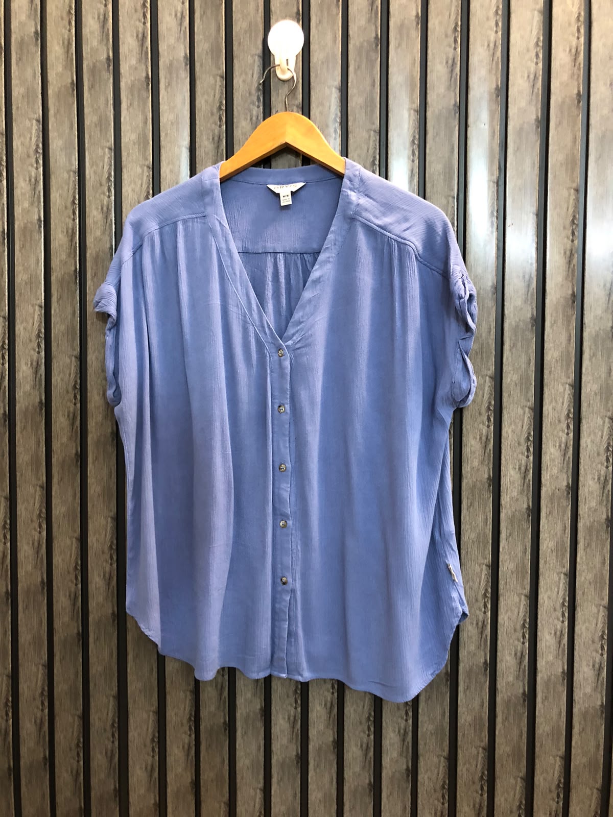 Chest medium  baggy style  Lenght 23  Fabric rayon Ladies' Half Sleeve Tops