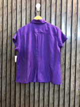 Chest 20  Lenght 22  Fabric cotton silk Women's Casual Half Sleeve Tops