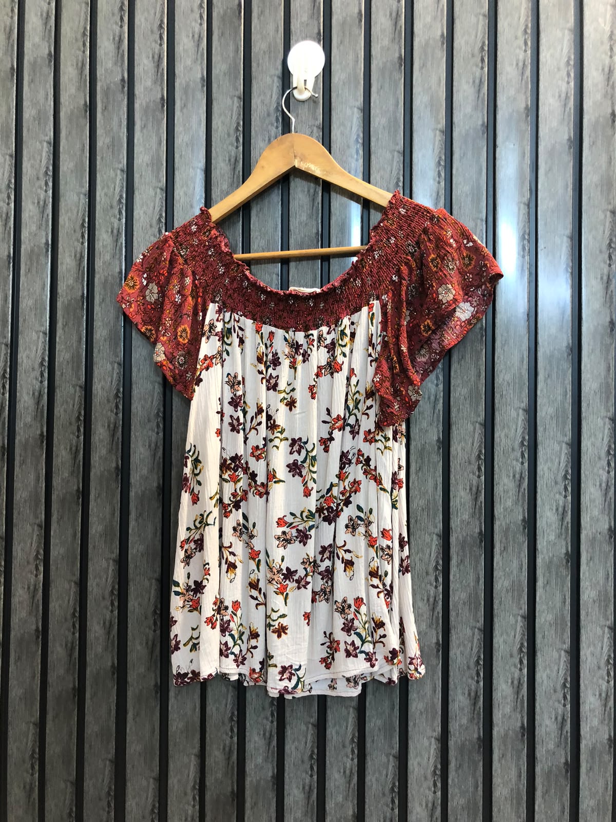 Chest 20  Lenght 20  Fabric cotton Women's Branded Half Sleeve Tops