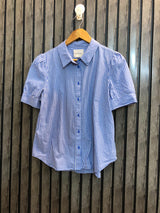 Chest 19  Lenght 22 to 23  Fabric cotton silk Women's Half Sleeve Top