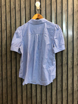 Chest 19  Lenght 22 to 23  Fabric cotton silk Women's Half Sleeve Top