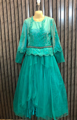 Chest 18  Lenght 54  Fabric net Western Branded Women's Long Maxi Dress Collection