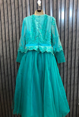 Chest 18  Lenght 54  Fabric net Western Branded Women's Long Maxi Dress Collection