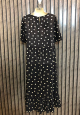 Chest 18  Lenght 46  Fabric linen Luxury Women's Long Maxi Dress Collection