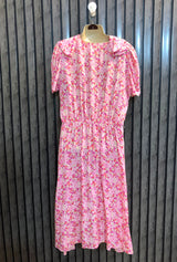 Chest 22  Lenght 46  Fabric cotton silk Fashionable Long Maxi Dresses for Women