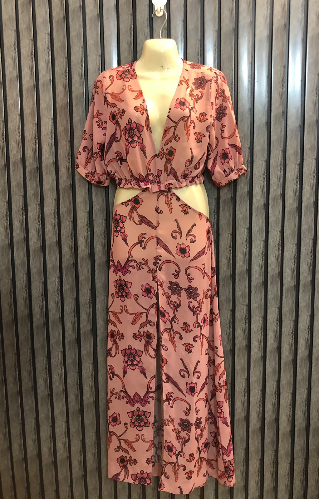 Chest 18  Lenght 51  Fabric chiffon Chic Western Style Maxi Dresses