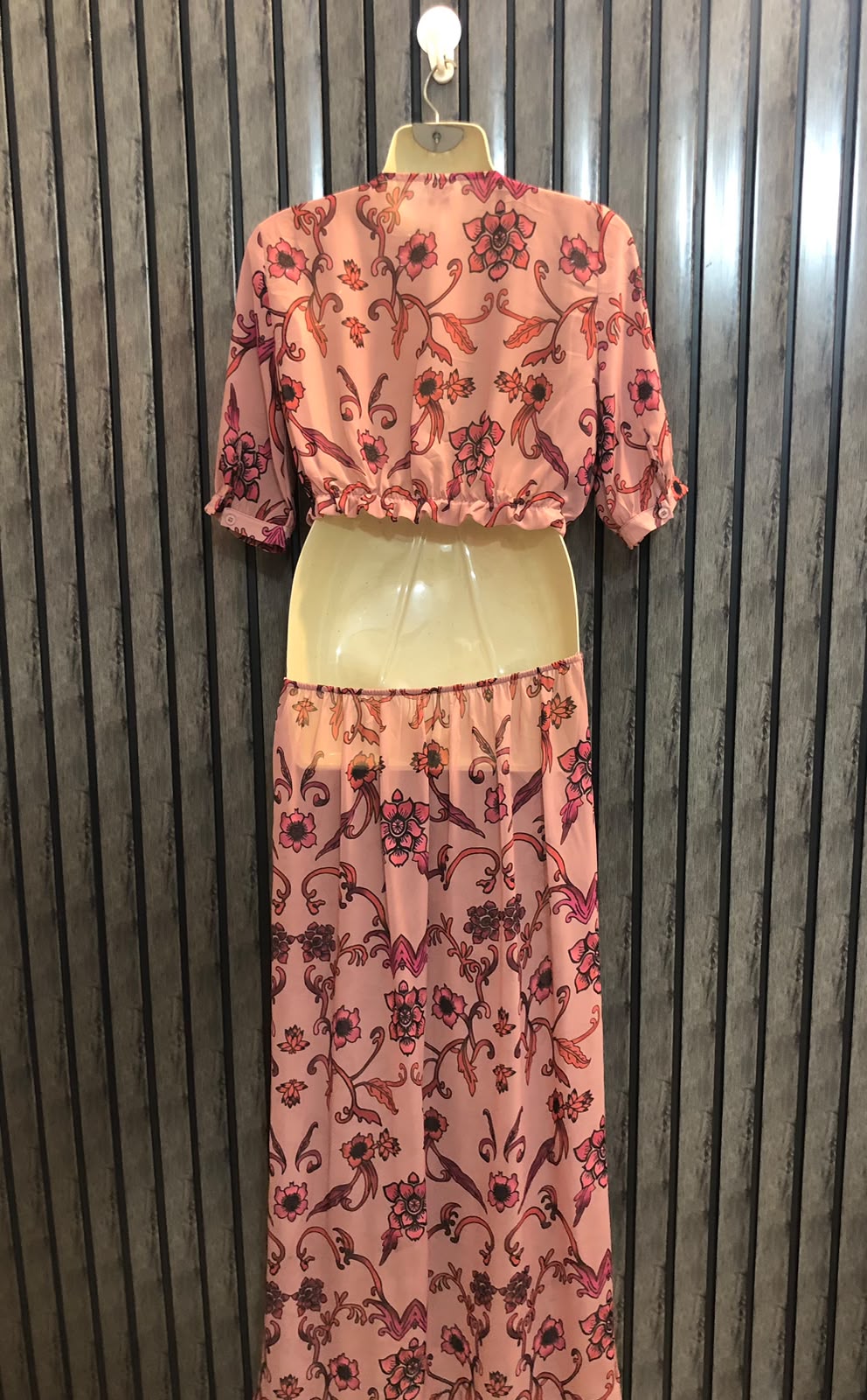 Chest 18  Lenght 51  Fabric chiffon Chic Western Style Maxi Dresses