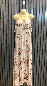Chest 20  Lenght 56  Fabric linen Branded Women's Summer Maxi Dresses