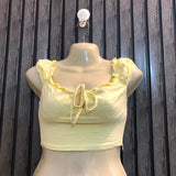 Chest 15  Length 10  Fabric Cotton Premium Western Crop Tops