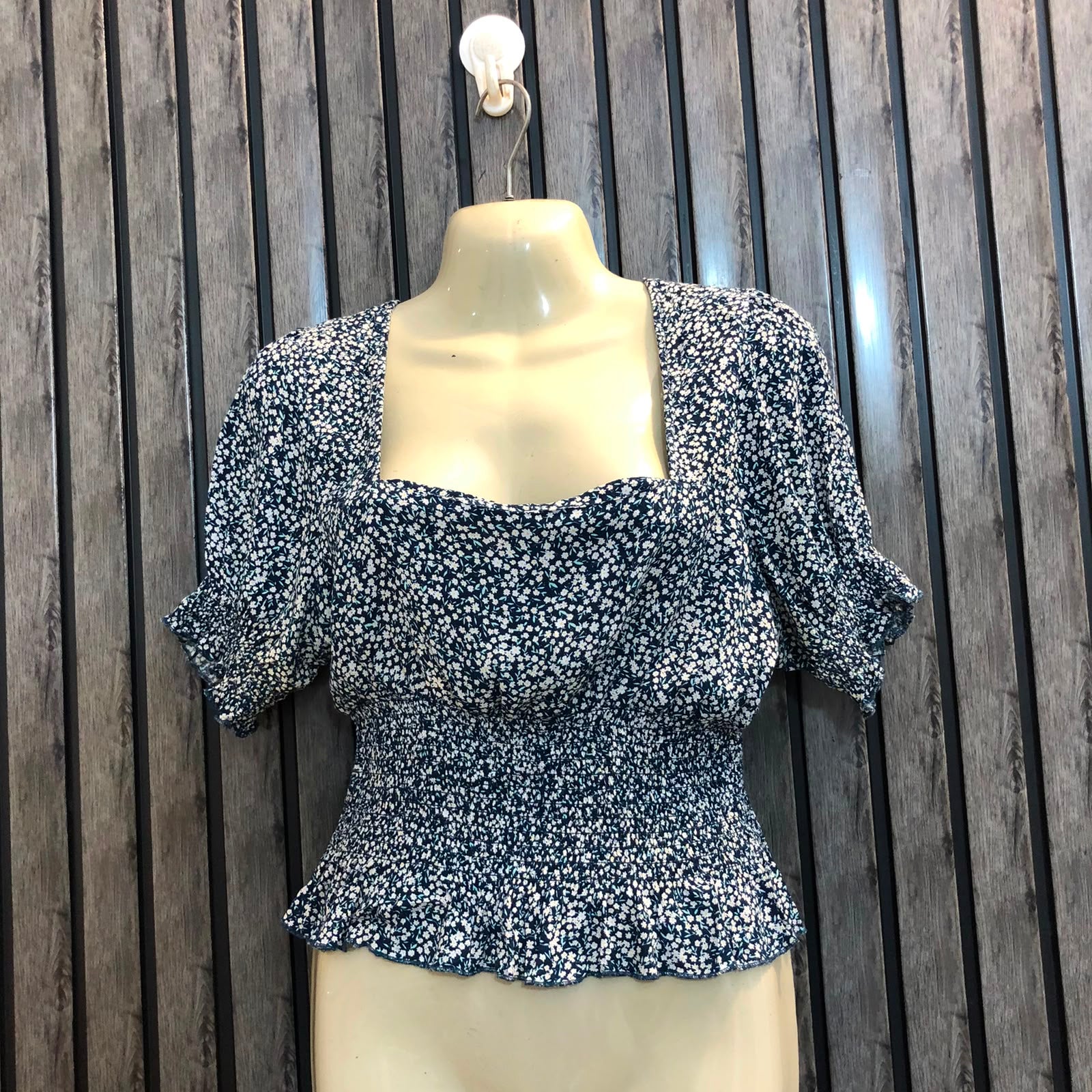 Chest Large  Length 16  Fabric Chiffon Women's Casual Crop Tops