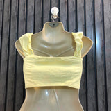 Chest 15  Length 10  Fabric Cotton Premium Western Crop Tops