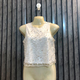 Chest 16  Length 15  Fabric Net Women's Designer Crop Wear