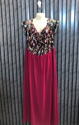 Chest 24  Lenght 56  Fabric chiffon Trendy Western Long Dresses for Women