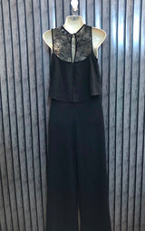 Chest 19  Lenght 56  Fabric silk jersey  jumpsuite Designer Long jumpsuite for Women