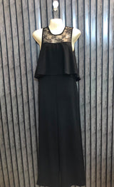 Chest 19  Lenght 56  Fabric silk jersey  jumpsuite Designer Long jumpsuite for Women