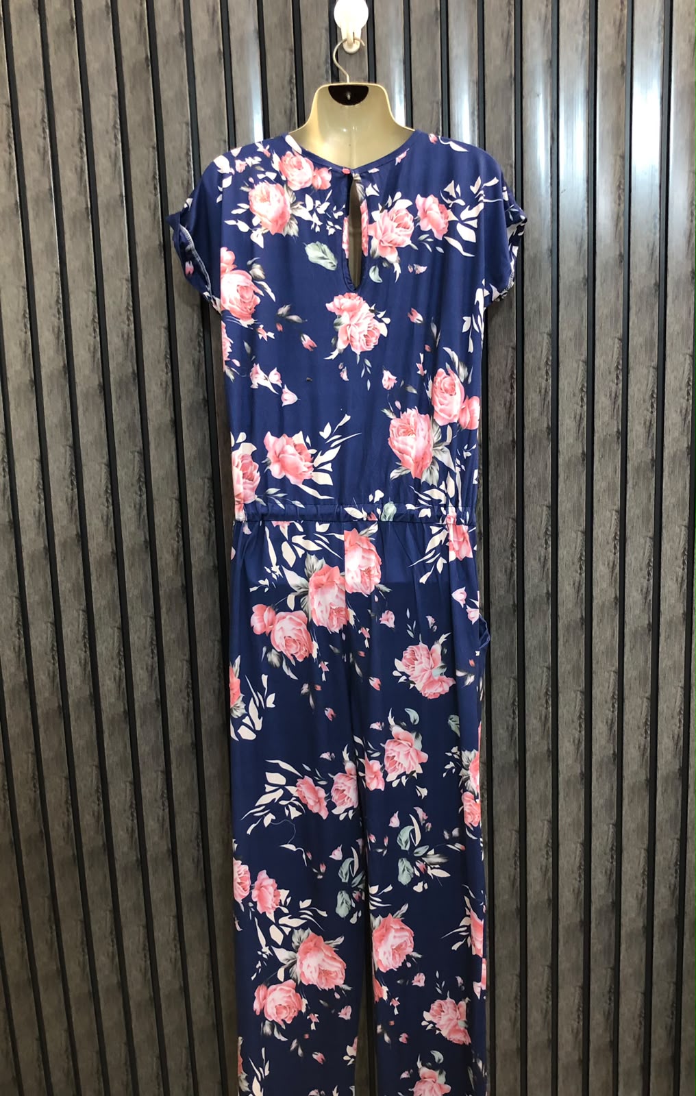 Chest 21  Lenght 59  Fabric silk jersey  jumpsuite Women's Luxury Dress Collection