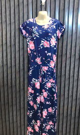 Chest 21  Lenght 59  Fabric silk jersey  jumpsuite Women's Luxury Dress Collection