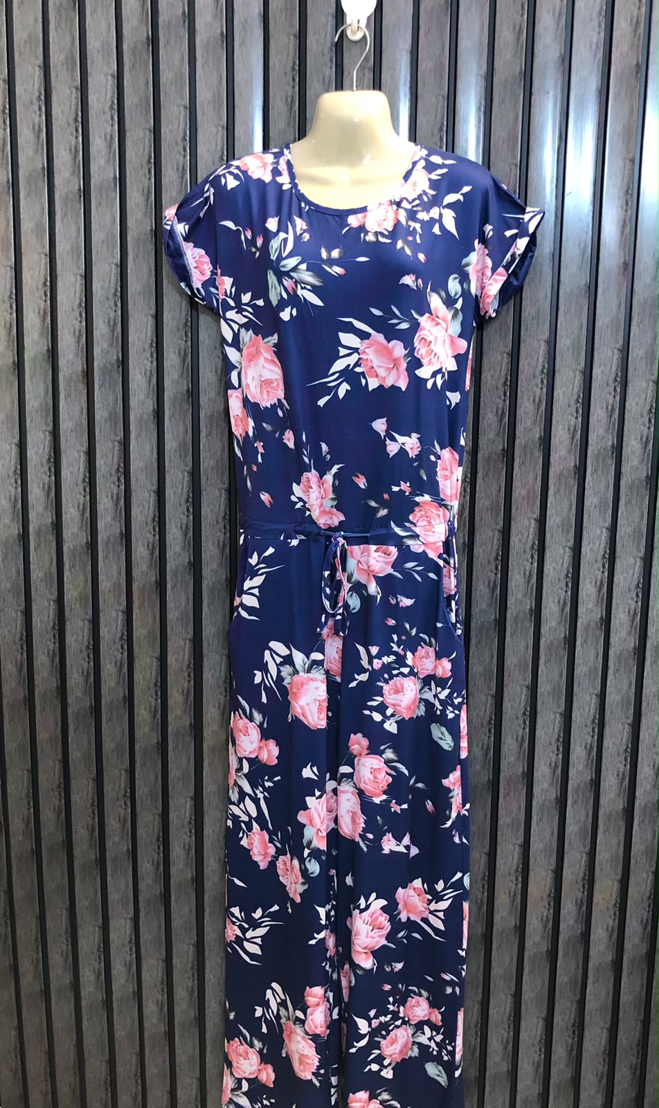 Chest 21  Lenght 59  Fabric silk jersey  jumpsuite Women's Luxury Dress Collection