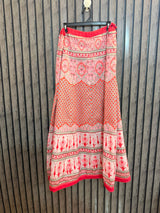 Waist 30  Length 41  Fabric Cotton Silk Women's Luxury Fashion Skirt