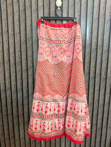 Waist 30  Length 41  Fabric Cotton Silk Women's Luxury Fashion Skirt