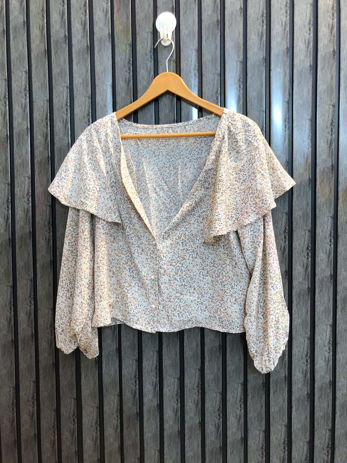 Chest 18  Lenght 18.5  Fabric Silk Women's Signature Tops